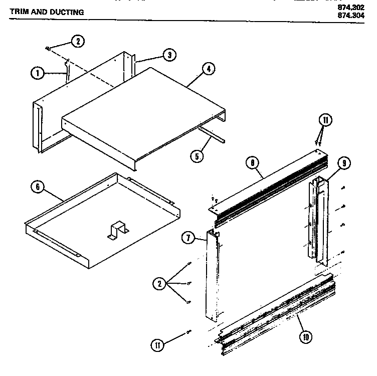 TRIM AND DUCTING