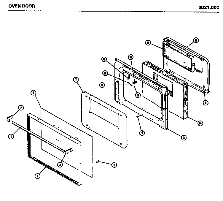 Oven door