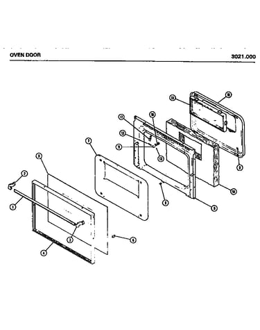Oven door