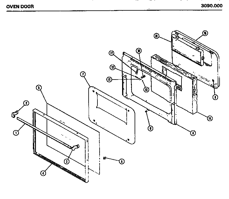 Oven door