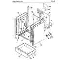 Amana 3036.A00 lower frame diagram