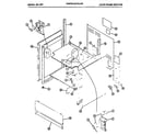 Amana 621.001 oven frame section (621.001) diagram