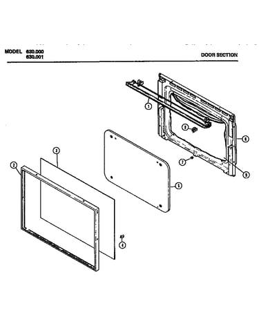 Door section (630.000) (630.001)
