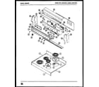 Amana 630.003 main top (630.003) diagram