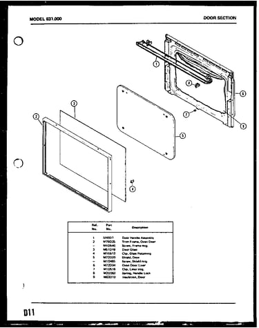 Door section