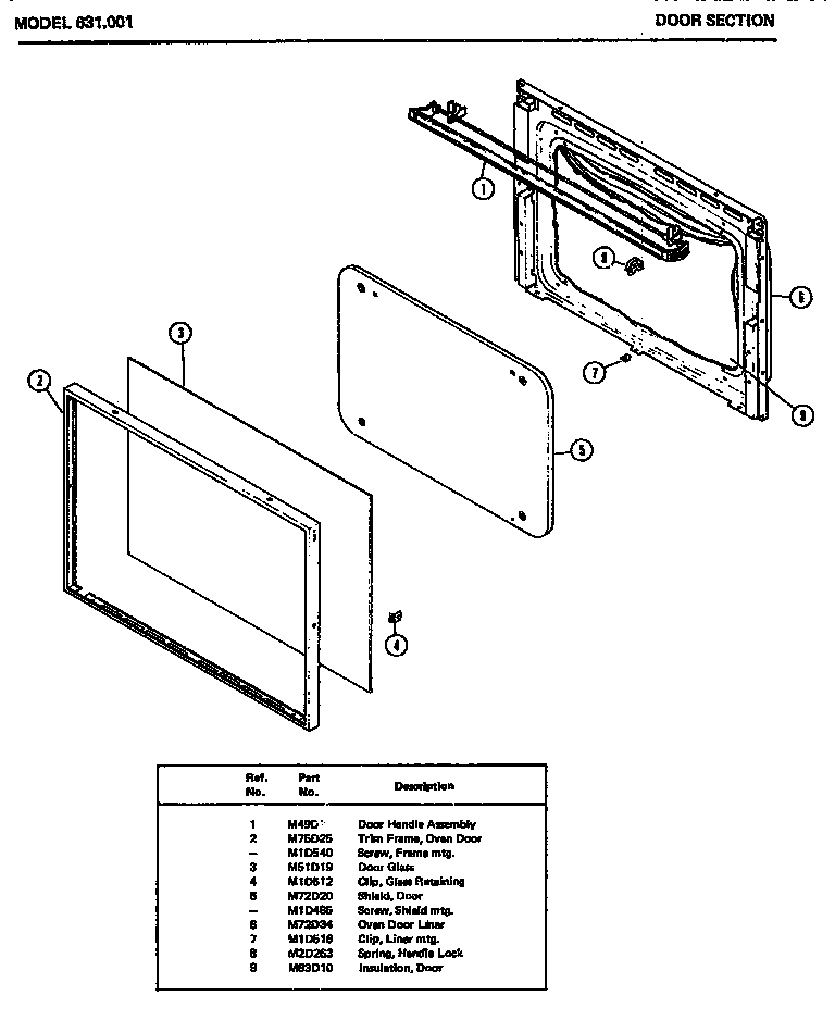 DOOR SECTION (631.001)