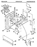 Oven frame section (631.004)