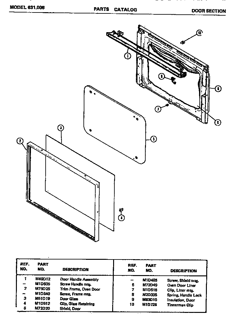 DOOR SECTION (631.006)