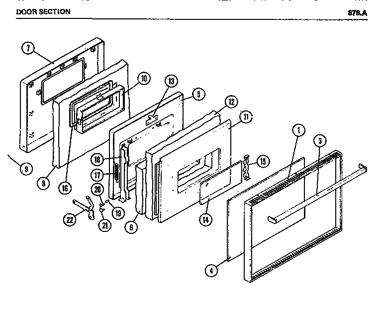 Door section