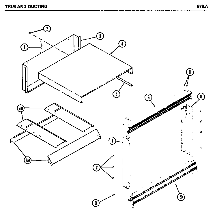 TRIM AND DUCTING