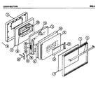 Amana 896.A door section diagram