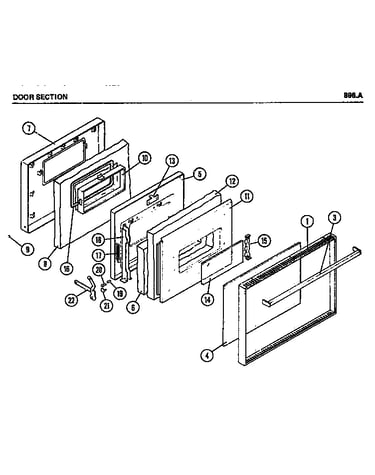 Door section