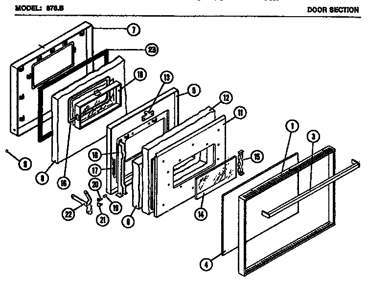 Door section
