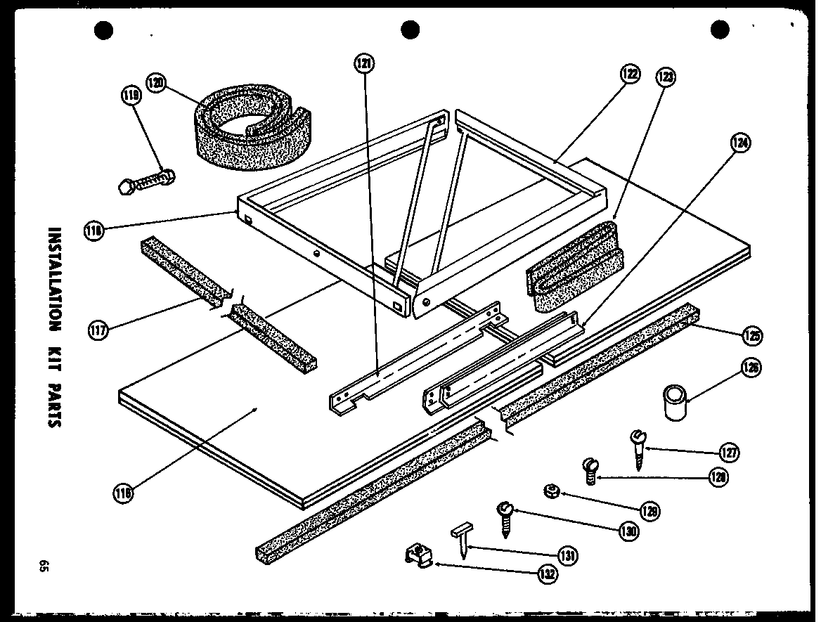 Installation kit parts (329-3b)