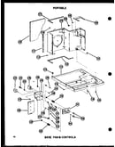 Base pan & controls (5-spjm/p54360-40r) (5-spjm/p54360-49r) (5p-2jm/p54360-41r) (5p-2jm/p54360-50r) (6p-2jm/p54360-42r) (6p-2ajm/p54360-43r) (6p-2ajm/p54360-54r) (6p-5j/p54358-18r) (8p-2jm/p54360-44r) (8p-2jm/p54360-51r) (8p-5j/p54358-17r)