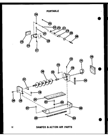 Damper & action air parts (5-spjm/p54360-40r) (5-spjm/p54360-49r) (5p-2jm/p54360-41r) (5p-2jm/p54360-50r) (6p-2jm/p54360-42r) (6p-2ajm/p54360-43r) (6p-2ajm/p54360-54r) (6p-5j/p54358-18r) (8p-2jm/p54360-44r) (8p-2jm/p54360-51r) (8p-5j/p54358-17r)