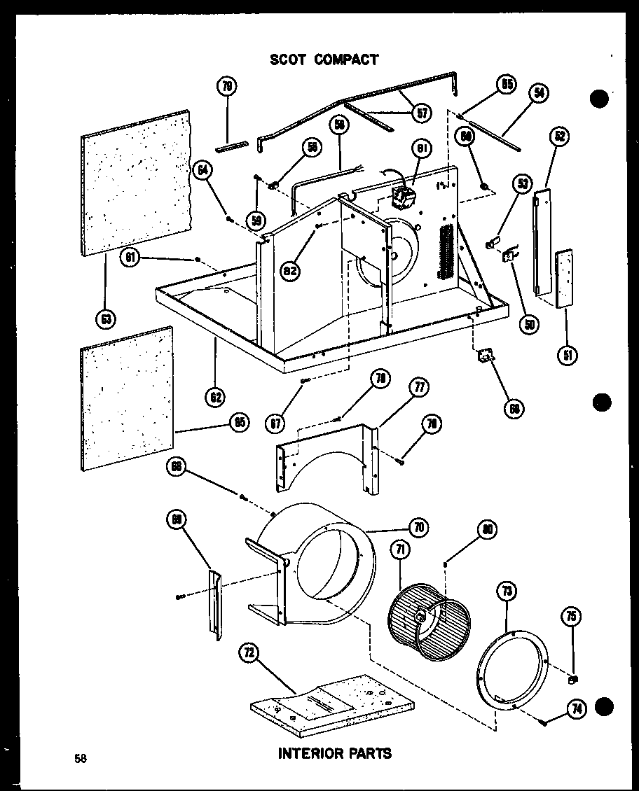 INTERIOR PARTS (7-2J/P54390-93R) (7-2JM/P54336-55R) (9-3J/P54390-71R) (9-5J/P54390-94R) (11-5J/P54390-70R) (11-5JH/P54390-72R) (11-2J/P54390-74R) (11-2J/P54390-75R) (11-2JM/P54336-50R) (11-2JM/P54336-51R) (12-3J/P54390-91R) (12-3JM/P54336-53R) (12-3JH/P54