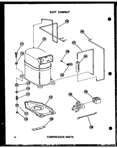 Compressor parts (7-2j/p54390-93r) (7-2jm/p54336-55r) (9-3j/p54390-71r) (9-5j/p54390-94r) (11-5j/p54390-70r) (11-5jh/p54390-72r) (11-2j/p54390-74r) (11-2j/p54390-75r) (11-2jm/p54336-50r) (11-2jm/p54336-51r) (12-3j/p54390-91r) (12-3jm/p54336-53r) (12-3jh/p