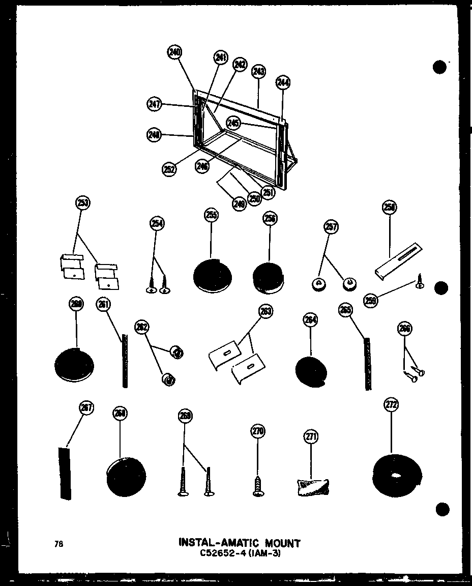 Instal-amatic mount c52652-4 (1am-3) (7-2j/p54390-93r) (9-3j/p54390-71r) (11-2j/p54390-74r) (11-2j/p54390-75r) (12-3j/p54390-91r) (12-3jh/p54390-92r)