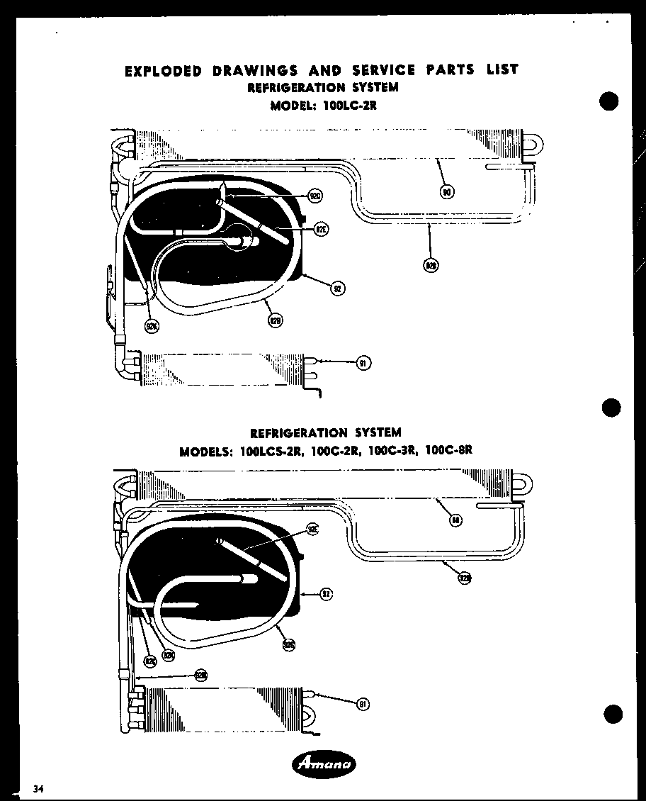 (100LC-2R) (100C-2R) (100C-3R) (100C-8R)