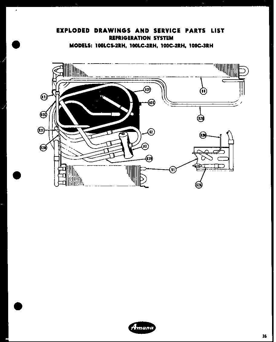 (100LC-2RH) (100C-2RH) (100C-3RH) (100C-8RH)