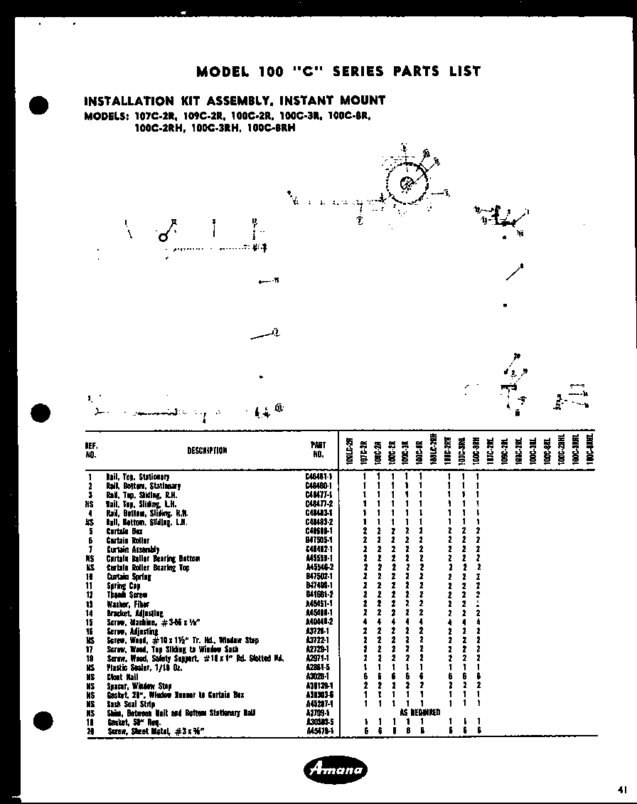 (107C-2R) (109C-2R) (100C-2R) (100C-3R) (100C-8R) (100C-2RH) (100C-3RH) (100C-8RH)