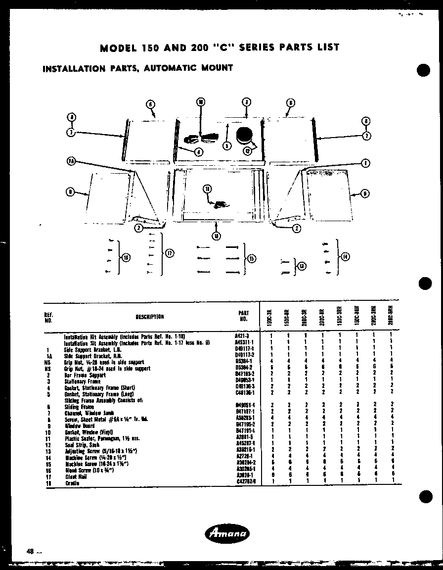 INSTALLATION PARTS