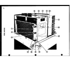 Amana LKG-621 interior parts (218-3sph) (218-3d) (213-5sp) (213-5sph) (215-5sp) (218-5sp) diagram