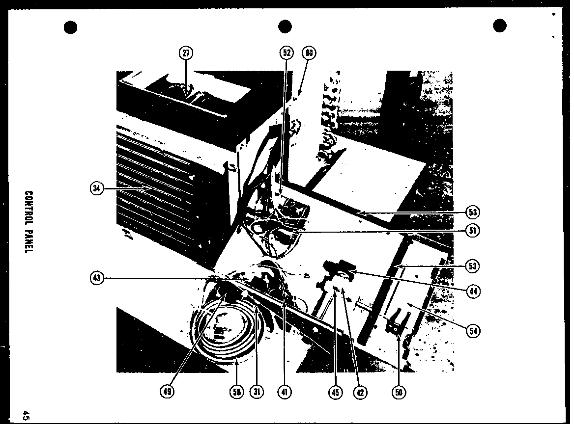 CONTROL PANEL (218-3SPH) (218-3D) (213-5SP) (213-5SPH) (215-5SP) (218-5SP)