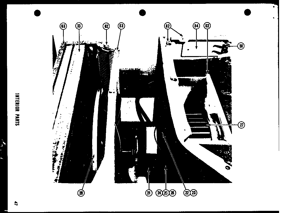 INTERIOR PARTS (218-3SPH) (218-3D) (213-5SP) (213-5SPH) (215-5SP) (218-5SP)