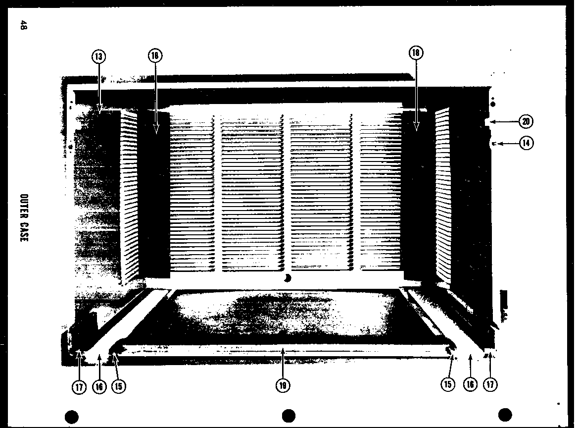 OUTER CASE (218-3SPH) (218-3D) (213-5SP) (213-5SPH) (215-5SP) (218-5SP)