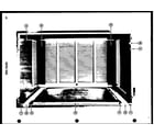 Amana LKG-621 outer case (218-3sph) (218-3d) (213-5sp) (213-5sph) (215-5sp) (218-5sp) diagram
