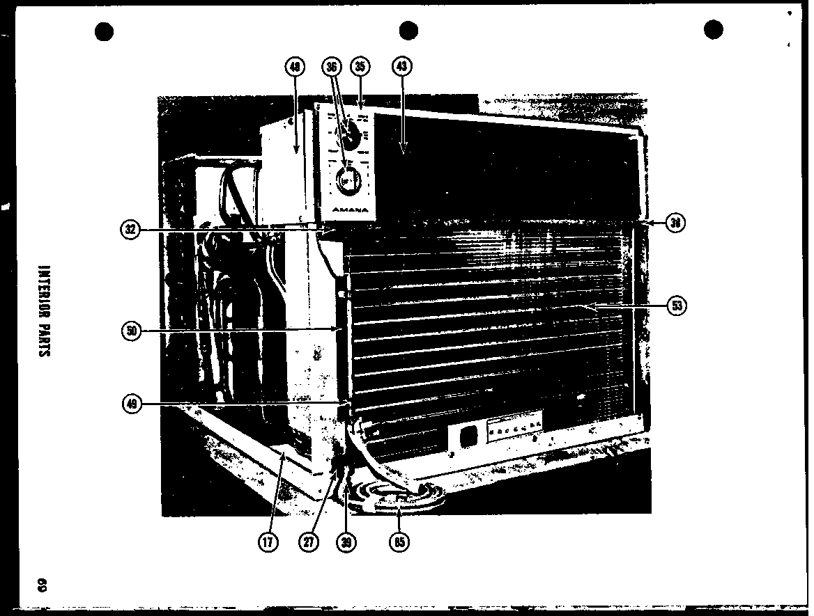 INTERIOR PARTS (324-3B) (324-5B) (324-3BH) (324-5CH) (329-3B) (329-3BH)