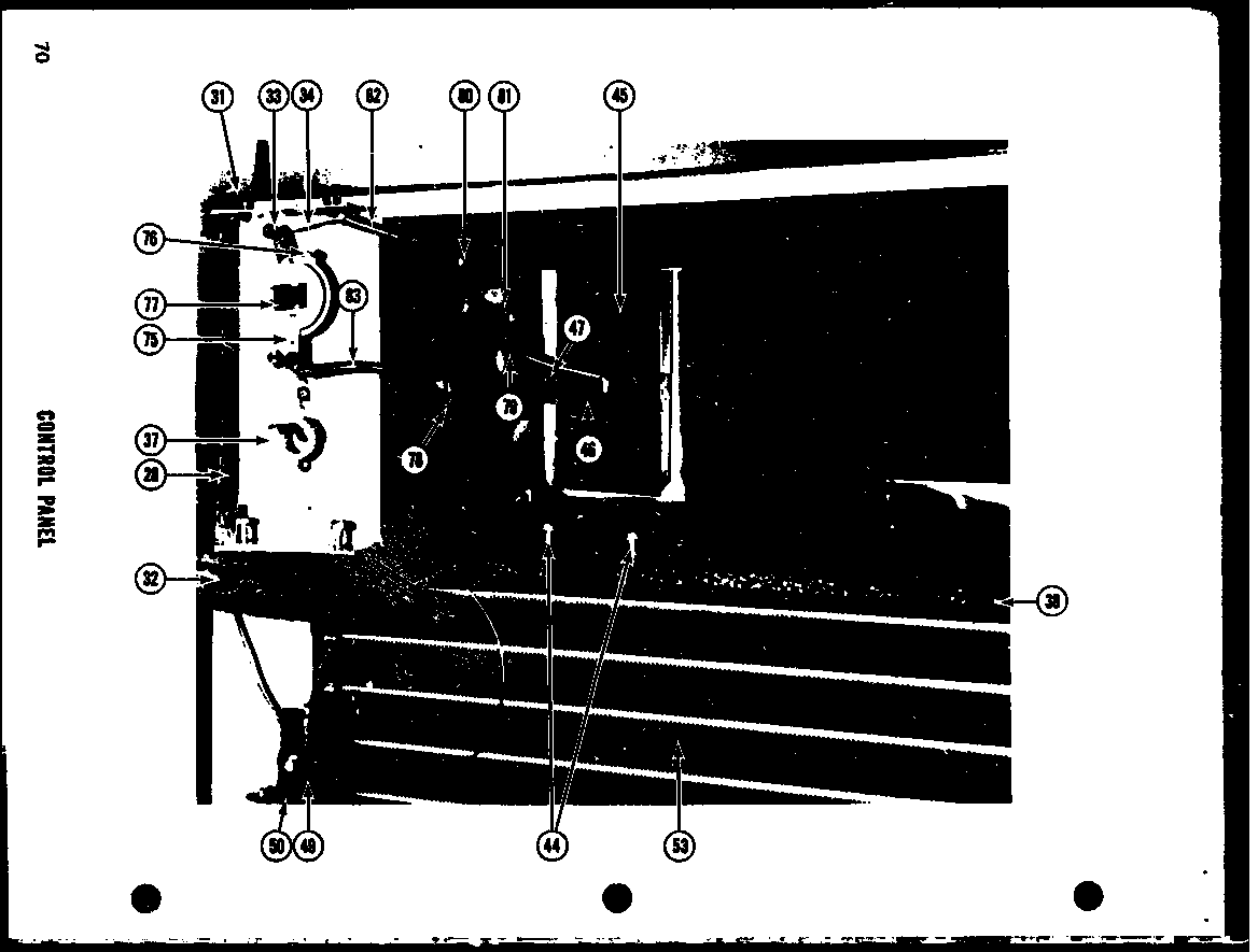 CONTROL PANEL (324-3B) (324-5B) (324-3BH) (324-5CH) (329-3B) (329-3BH)