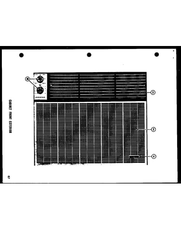 Cabinet front exterior