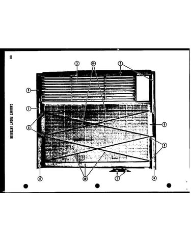 Cabinet front interior