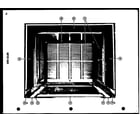 Amana LKG-471 outer case diagram