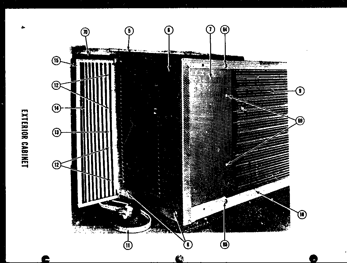 EXTERIOR CABINET (5-SP) (5-P) (6-P) (6-5SP-1) (9-3D) (9-5D) (9-5DH) (11-2EM) (11-5D)