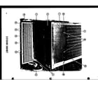 Amana 11-5DH exterior cabinet (5-sp) (5-p) (6-p) (6-5sp-1) (9-3d) (9-5d) (9-5dh) (11-2em) (11-5d) diagram