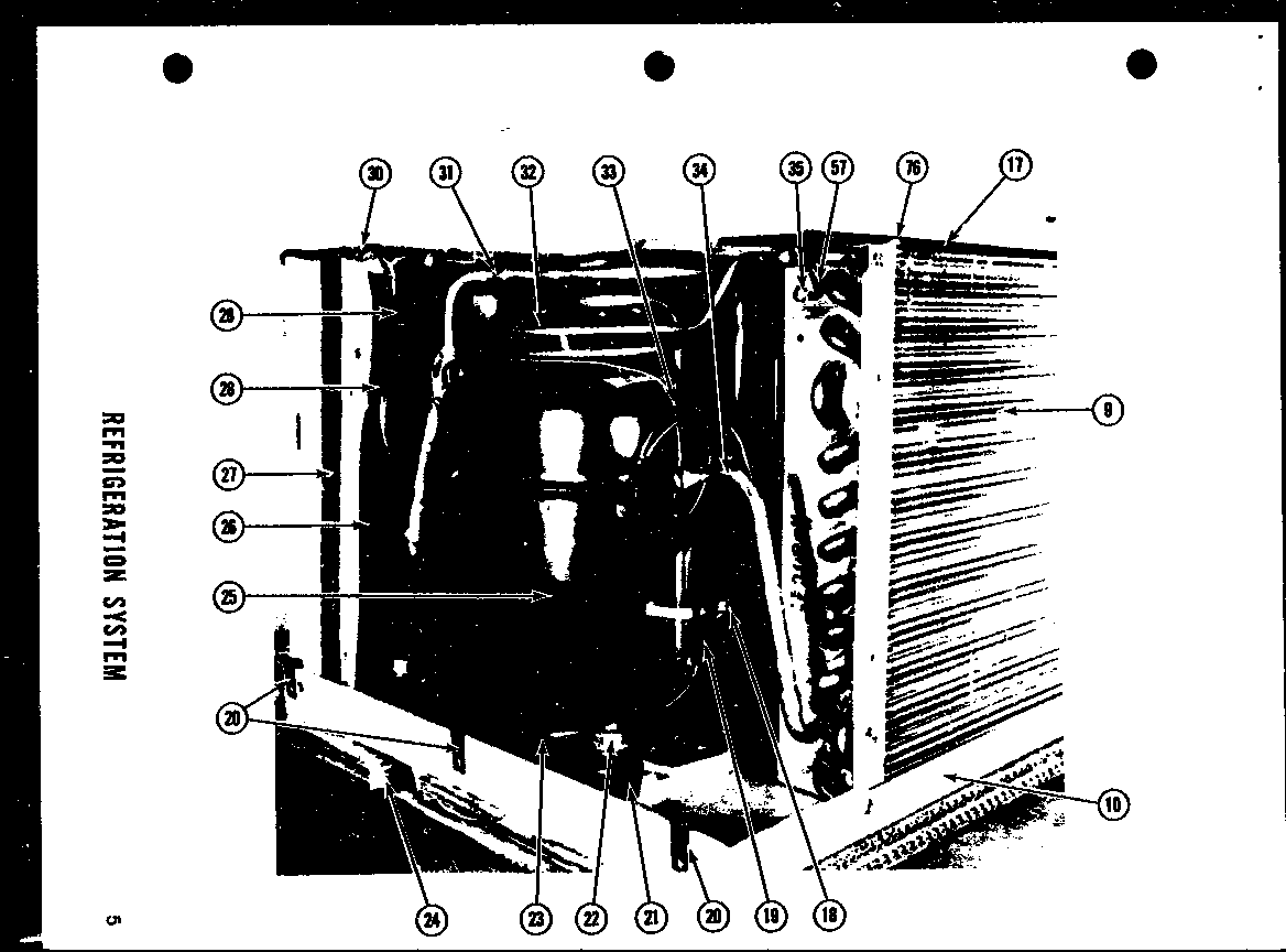 REFRIGERATION SYSTEM (5-SP) (5-P) (6-P) (6-5SP-1) (9-3D) (9-5D) (9-5DH) (11-2EM) (11-5D)