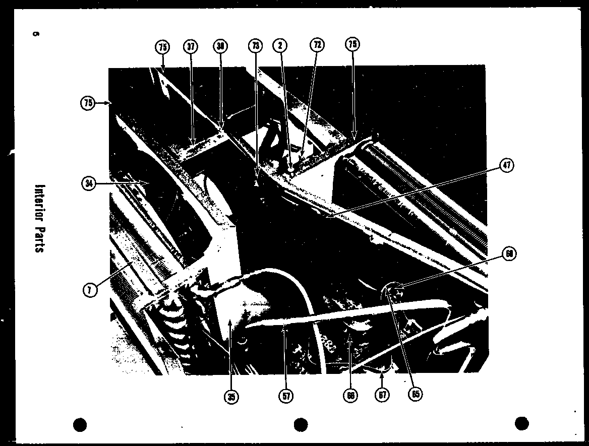 Interior parts (6-5sp) (9-2d) (9-3d) (9-5d) (9-5dh) (9-2dh) (11-2d) (11-3d) (11-5d) (11-3dh) (11-5dh) (108-2d)