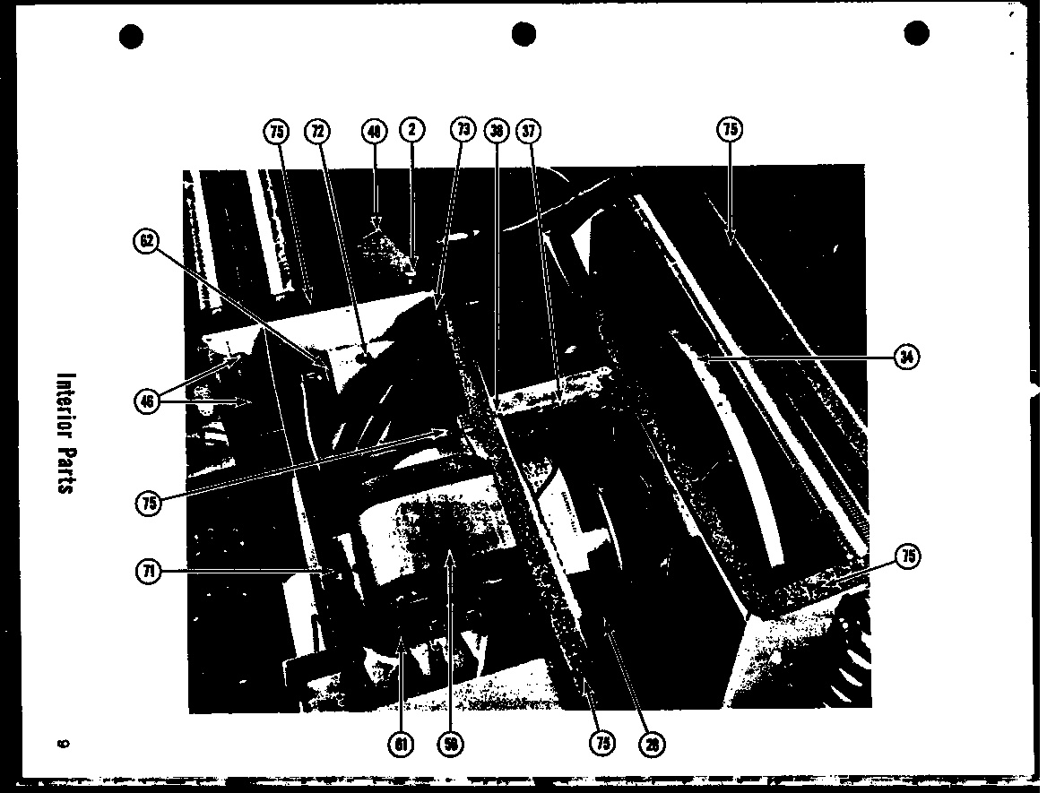 Interior parts (6-5sp) (9-2d) (9-3d) (9-5d) (9-5dh) (9-2dh) (11-2d) (11-3d) (11-5d) (11-3dh) (11-5dh) (108-2d)