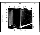 Amana 9-2DH exterior cabinet (5p-2em) (6p-2em) (7p-2em) diagram
