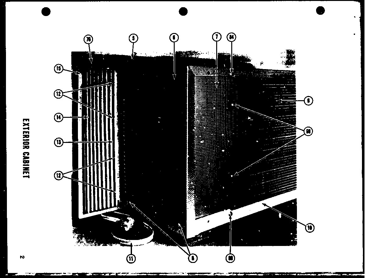 Exterior cabinet (5p-2em) (6p-2em) (7p-2em)