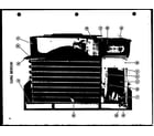 Amana 108-2D interior parts (5p-2em) (6p-2em) (7p-2em) diagram