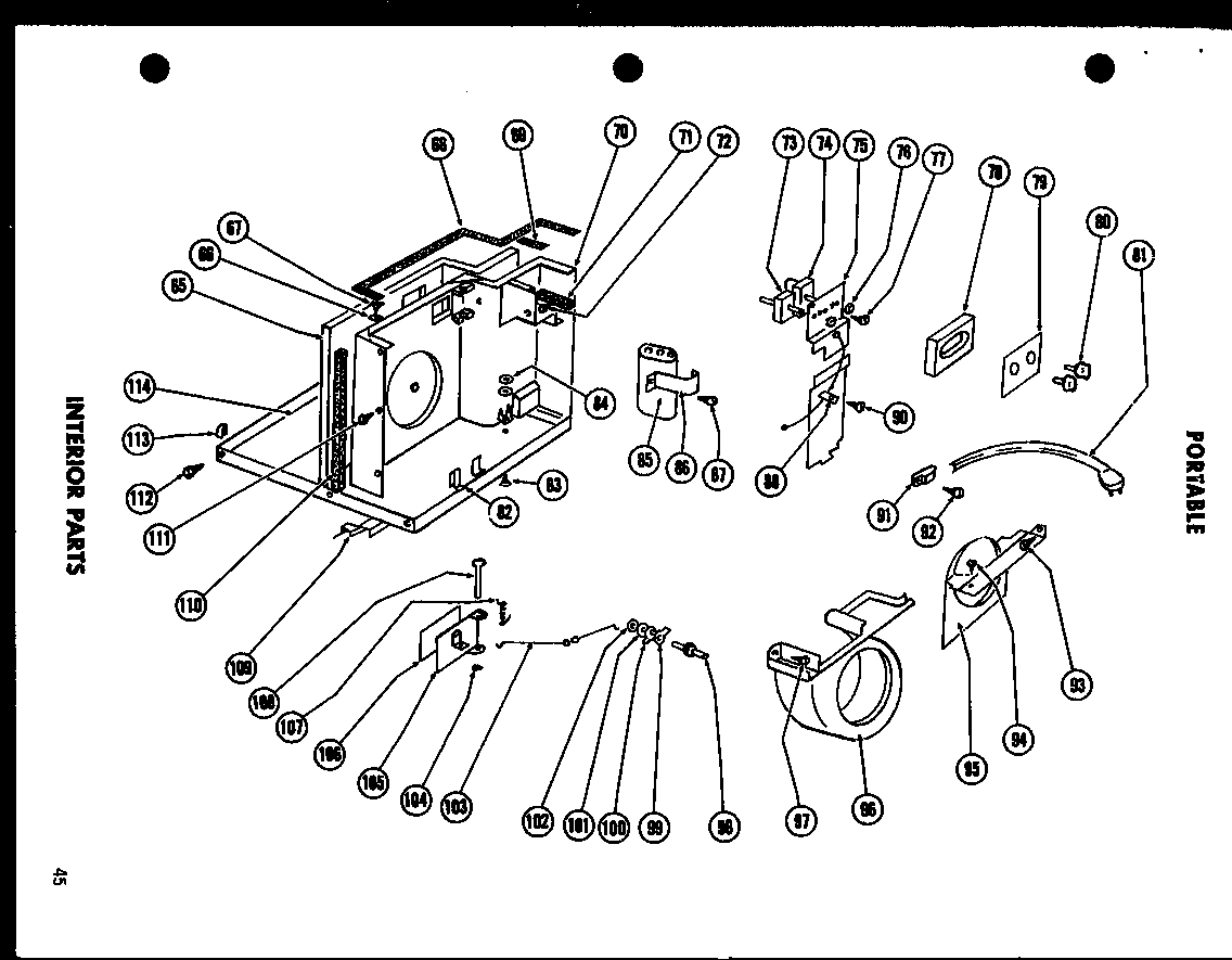 INTERIOR PARTS (5-SPGM) (5P-2GM) (6P-2GM) (6P-5G) (7P-2GM) (7P-2G) (8P-2GM) (8P-5G)