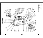 Amana FC09-3H/P54390-40R interior parts (fc12-3h/p54390-41r) (fc06-2h/p54390-38r) (fc09-3h/p54390-40r) (fc09-2h/p54390-39r) diagram