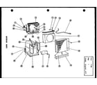 Amana FC29-3H/P58055-16R interior parts (fc12-3h/p54390-41r) (fc06-2h/p54390-38r) (fc09-3h/p54390-40r) (fc09-2h/p54390-39r) diagram