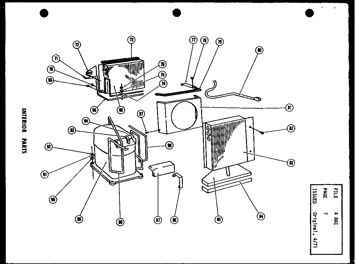 Interior parts (fc12-3h/p54390-41r) (fc06-2h/p54390-38r) (fc09-3h/p54390-40r) (fc09-2h/p54390-39r)