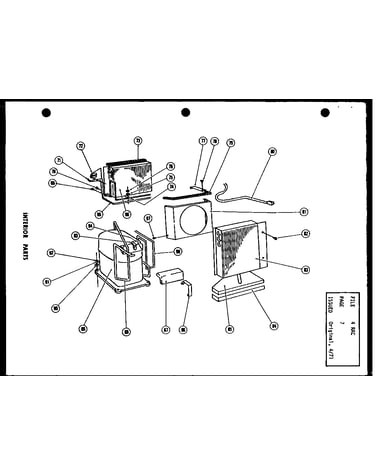 Interior parts (fc12-3h/p54390-41r) (fc06-2h/p54390-38r) (fc09-3h/p54390-40r) (fc09-2h/p54390-39r)